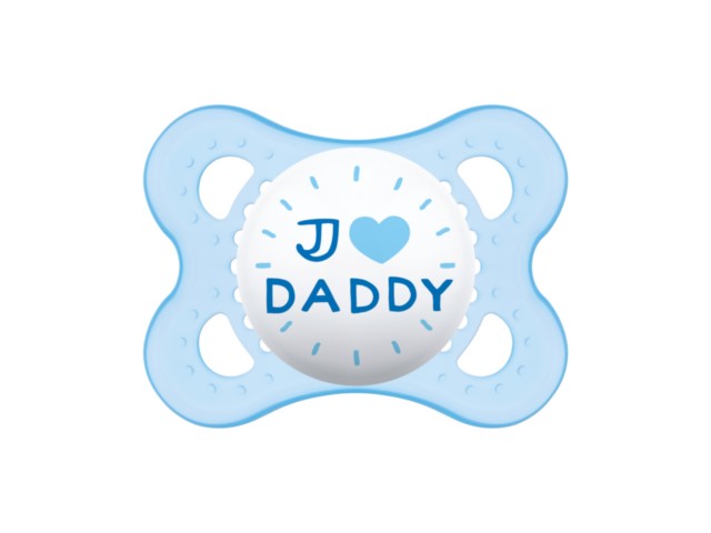 MAM Smoczek L&A Daddy boy niebieski 2-6 interakcje ulotka smoczek - 1 szt.