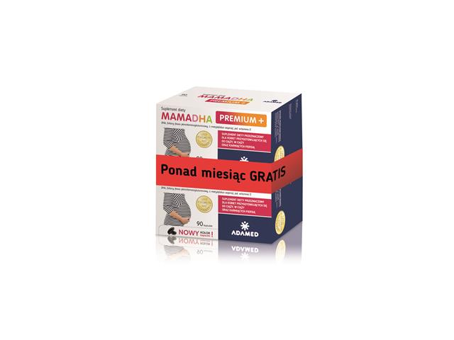 Mamadha Premium + interakcje ulotka kapsułki - 90 kaps.