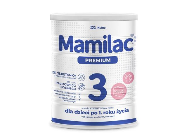 Mamilac Premium 3 po 1 roku interakcje ulotka proszek - 400 g (puszka)