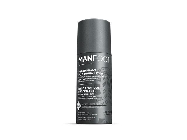 MANFOOF LABORATORIES Dezodorant do obuwia i stóp interakcje ulotka spray - 150 ml