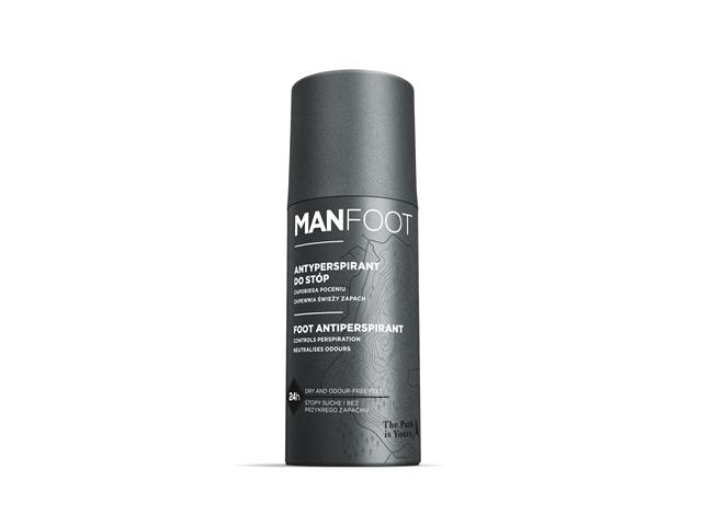 MANFOOT Antyperspirant do stóp interakcje ulotka spray  150 ml