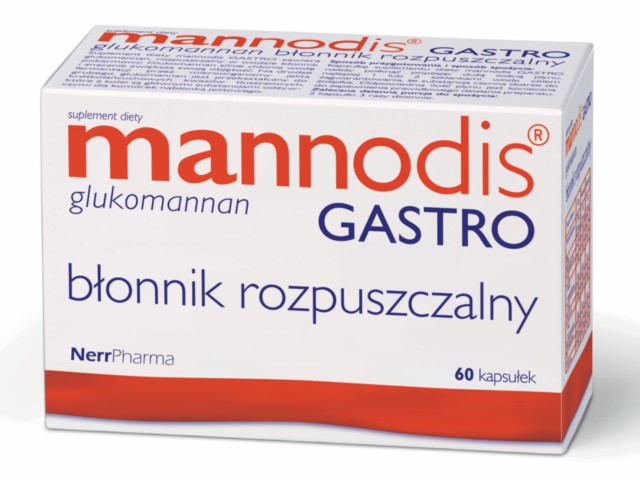 Mannodis Gastro interakcje ulotka kapsułki twarde 500 mg 60 kaps.