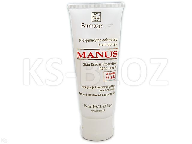 Manus Krem do rąk z vit. A + E interakcje ulotka   50 g | 75 ml