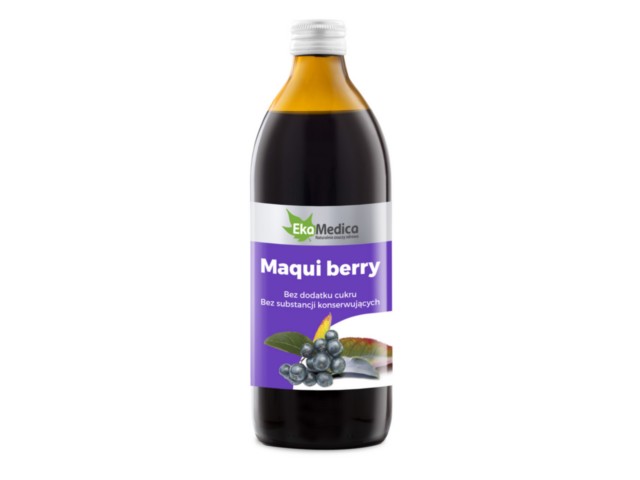 Maqui Berry interakcje ulotka   500 ml