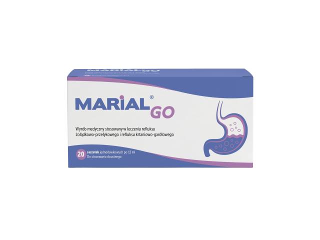 Marial Go interakcje ulotka płyn  20 sasz. po 15 ml