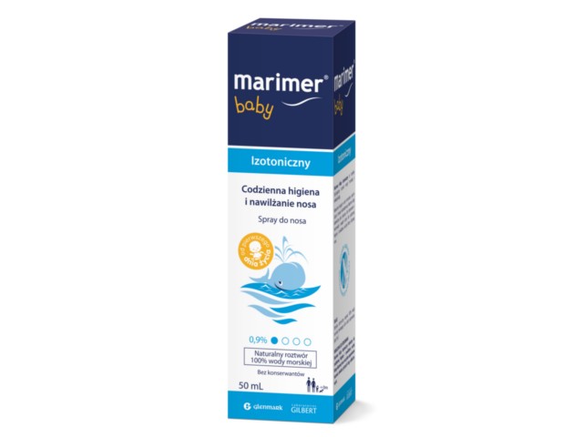 Marimer Baby interakcje ulotka aerozol do nosa  50 ml