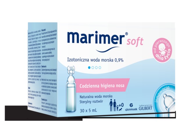 Marimer Soft interakcje ulotka płyn - 30 amp. po 5 ml