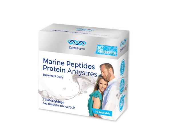 MARINE PEPTIDES PROTEIN ANTYSTRES interakcje ulotka kapsułki - 30 kaps.
