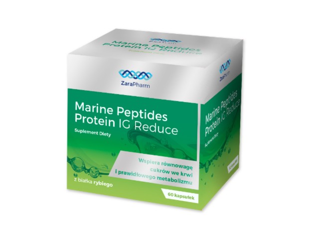 MARINE PEPTIDES PROTEIN IG REDUCE interakcje ulotka kapsułki  60 kaps.