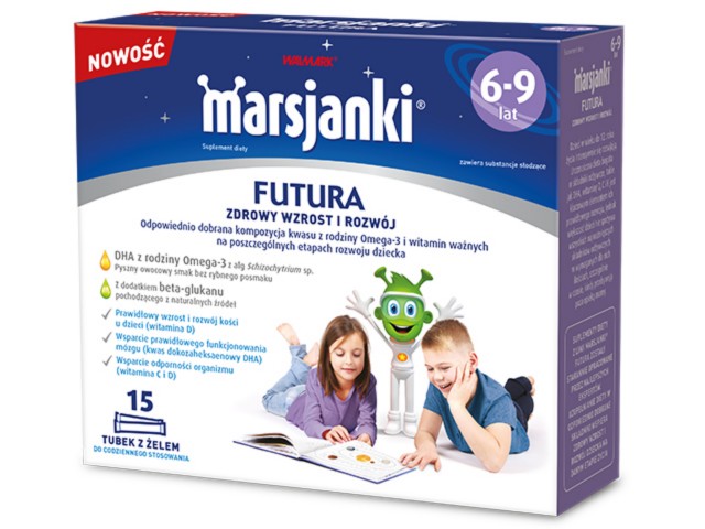 Marsjanki Futura 6-9 interakcje ulotka żel  15 tub. po 6.4 g