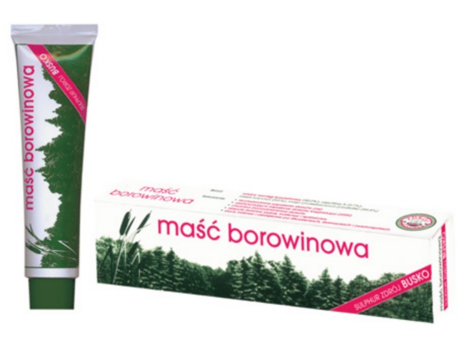 Maść Borowinowa interakcje ulotka  400 mg/g 60 g