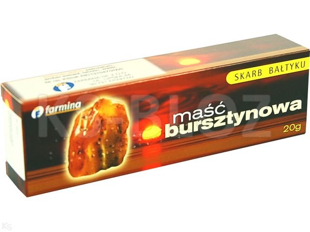 Maść Bursztynowa interakcje ulotka maść - 20 g