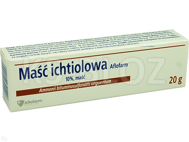 Maść Ichtiolowa Aflofarm interakcje ulotka maść 10 % 20 g