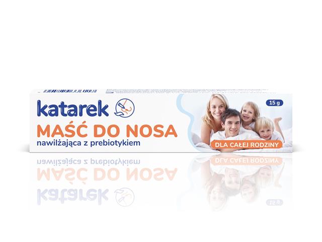 Maść Katarek do nosa nawilżająca z prebiotykiem interakcje ulotka maść do nosa  15 g (tub.)