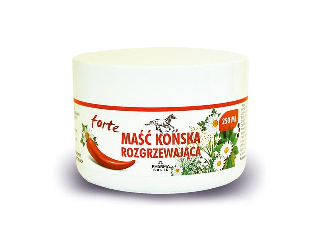 Maść Końska Forte rozgrzewająca interakcje ulotka maść - 250 ml