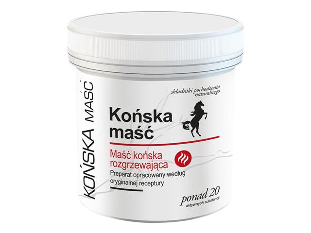 MAŚĆ KOŃSKA Rozgrzewająca interakcje ulotka maść - 250 ml