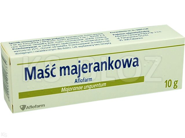 Maść Majerankowa Aflofarm interakcje ulotka maść  10 g