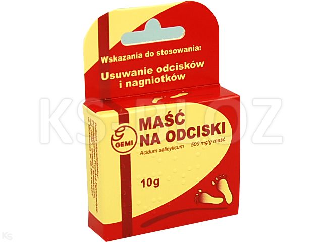 Maść Na Odciski Gemi interakcje ulotka maść 500 mg/g 10 g