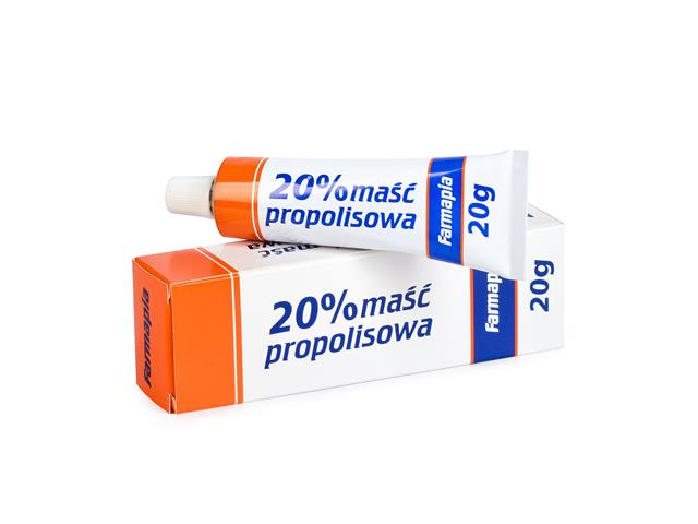 Maść propolisowa 20% interakcje ulotka   20 g