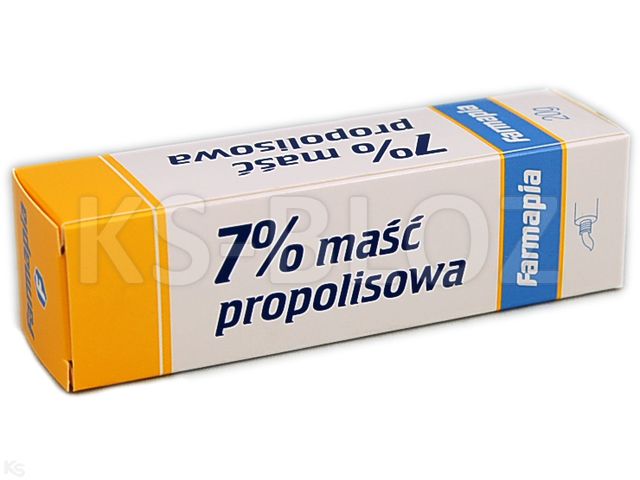 Maść Propolisowa 7% interakcje ulotka maść  20 g