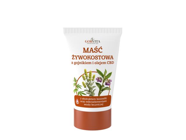 Maść Żywokostowa z gojnikiem i olejem CBD interakcje ulotka maść  140 ml