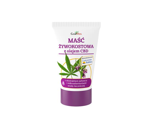 Maść Żywokostowa z olejem CBD interakcje ulotka   140 ml