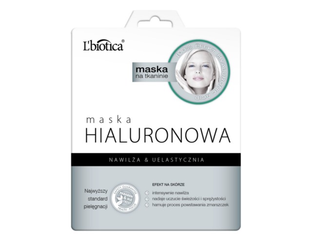 Maska hialuronowa na tkaninie interakcje ulotka maseczka  23 ml