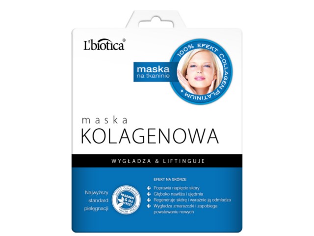 Maska kolagenowa na tkaninie interakcje ulotka maseczka  23 ml