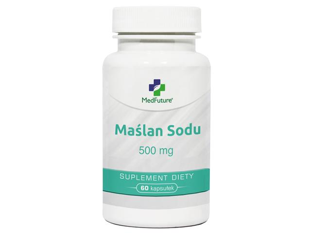 Maślan Sodu 500 mg interakcje ulotka kapsułki - 60 kaps.