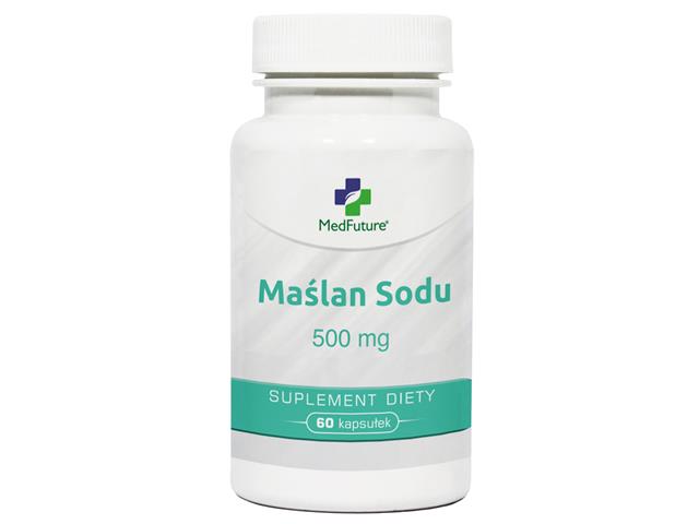 Maślan Sodu 500 mg interakcje ulotka kapsułki  60 kaps.