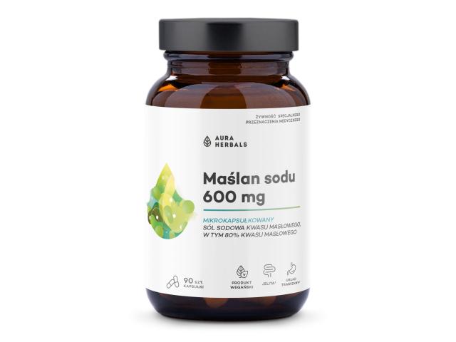 Maślan Sodu 600 mg interakcje ulotka kapsułki - 90 kaps.
