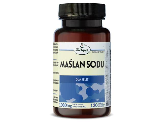 Maślan Sodu Dla Jelit interakcje ulotka kapsułki  120 kaps.