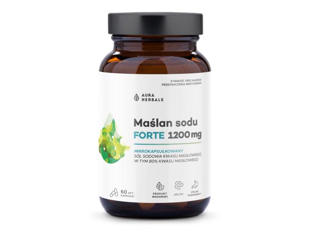 Maślan Sodu Forte 1200 mg interakcje ulotka kapsułki - 60 kaps.