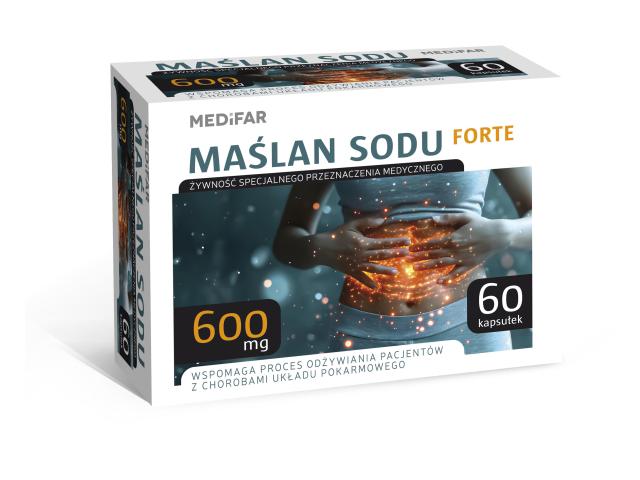 Maślan Sodu Forte interakcje ulotka kapsułki  60 kaps.