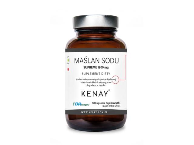 Maślan Sodu Supreme 1200 mg interakcje ulotka kapsułki  60 kaps.