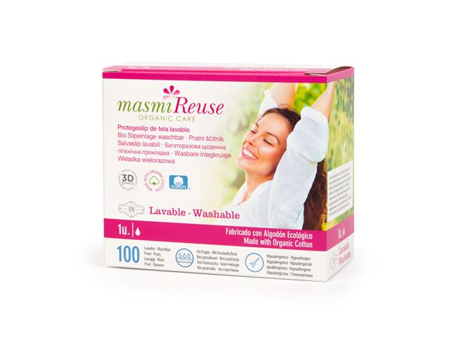 MASMI REUSE ORGANIC CARE Wkładka wielorazowa interakcje ulotka   1 szt.