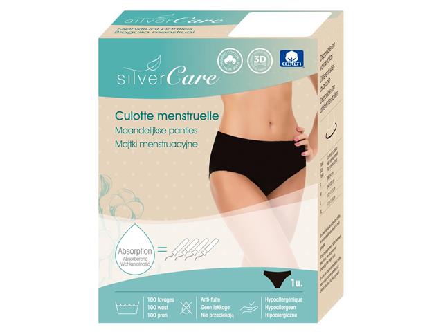 MASMI SILVER CARE Majtki menstruacyjne M (94-102cm) interakcje ulotka   1 szt.