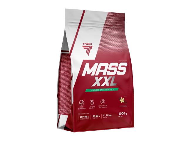 Mass XXL o smaku waniliowym interakcje ulotka proszek - 1 kg