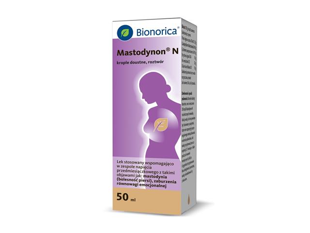 Mastodynon N interakcje ulotka krople doustne, roztwór  1 but. po 50 ml