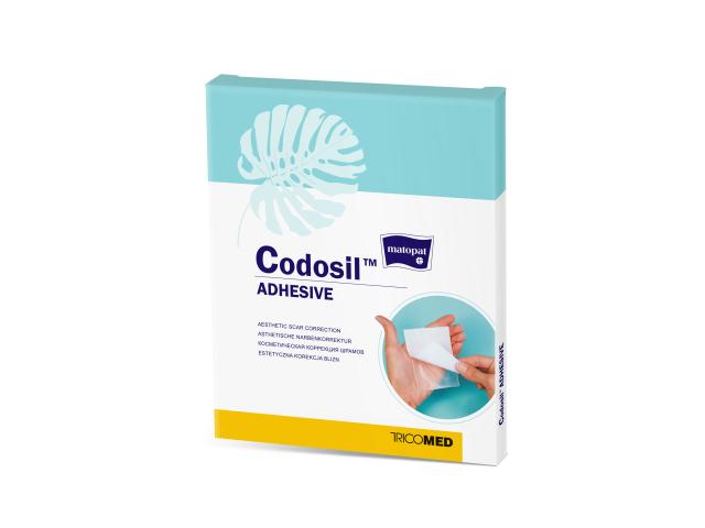 Matopat Codosil Adhesive Opatrunek do rehabilitacji blizn silikonowy 7 x 7 cm interakcje ulotka opatrunek  1 szt.