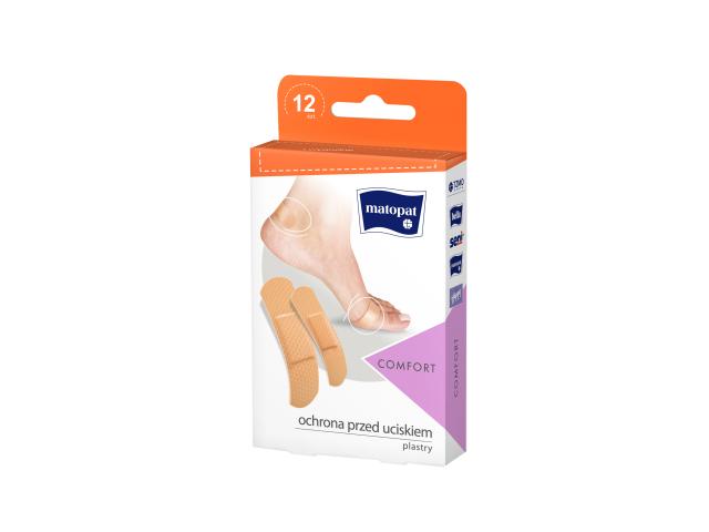 Matopat Comfort Plastry interakcje ulotka opatrunek  12 szt.