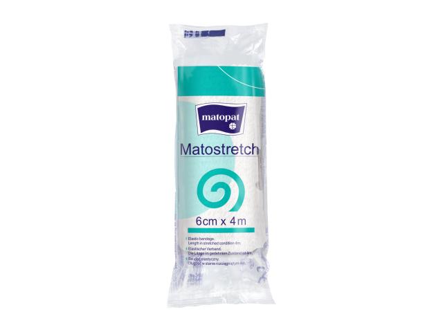 Matostretch Bandaż elastyczny 6 cm x 4 m interakcje ulotka bandaż elastyczny - 1 szt.
