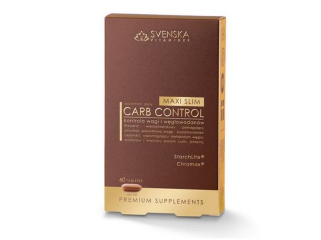 Maxi Slim Carb Control interakcje ulotka tabletki - 60 tabl. (2 blist. po 30 tabl.)