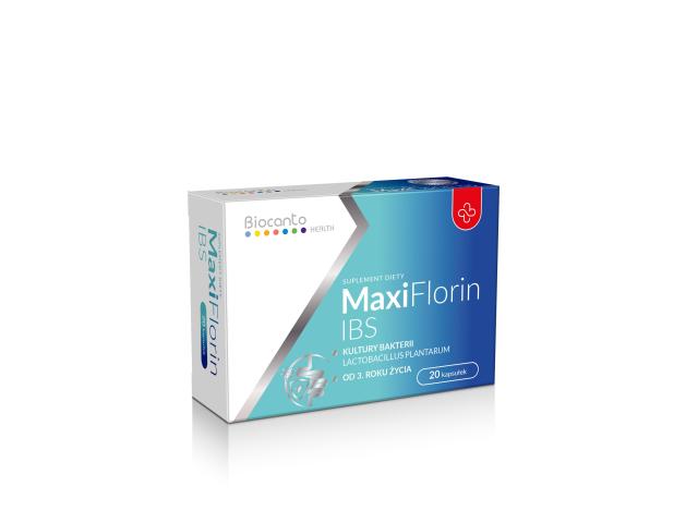 MaxiFlorin Ibsin interakcje ulotka kapsułki - 20 kaps.