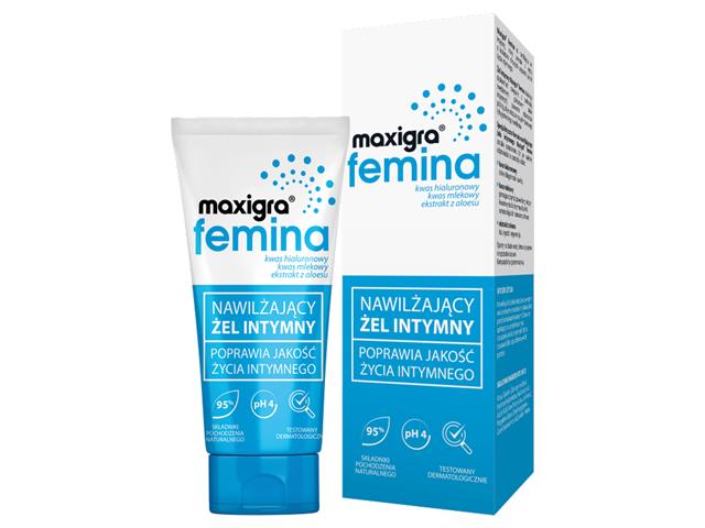 Maxigra Femina Żel intymny nawilżający interakcje ulotka żel - 75 ml