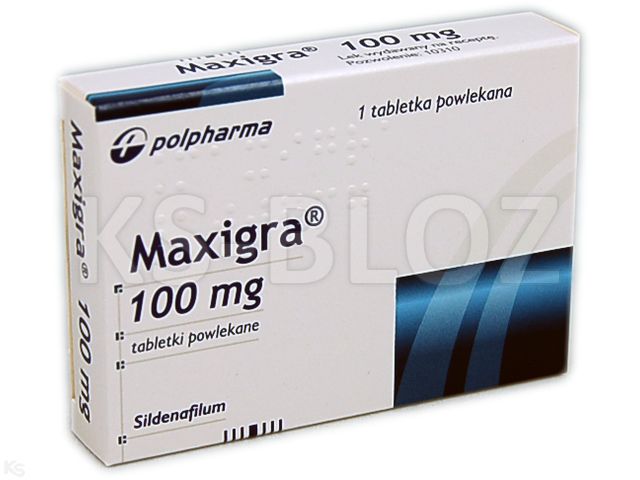 Maxigra interakcje ulotka tabletki powlekane 100 mg 1 tabl. | blister