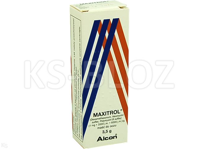 Maxitrol interakcje ulotka maść do oczu (1mg+3500j.m.+6000j.m.)/g 