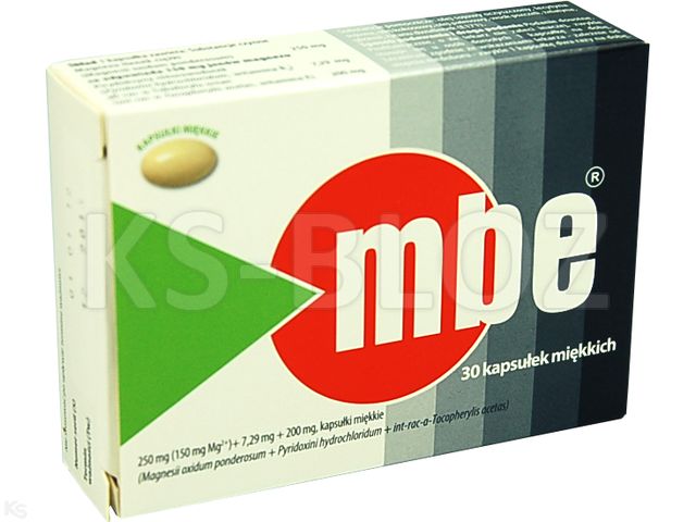 MBE interakcje ulotka kapsułki miękkie 150mg+7,29mg+200mg 30 kaps. (blist.)