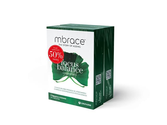 Mbrace Focus Balance interakcje ulotka tabletki  30 tabl. | +30 tabl.