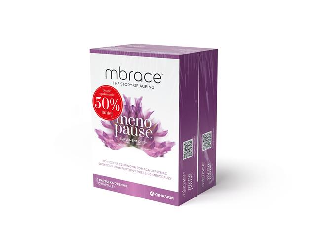 Mbrace Menopause interakcje ulotka kapsułki - 30 kaps. + 30 kaps.